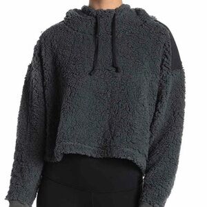 ZELLA Women’s Sheila Grey Fleece Hoodie Size Large